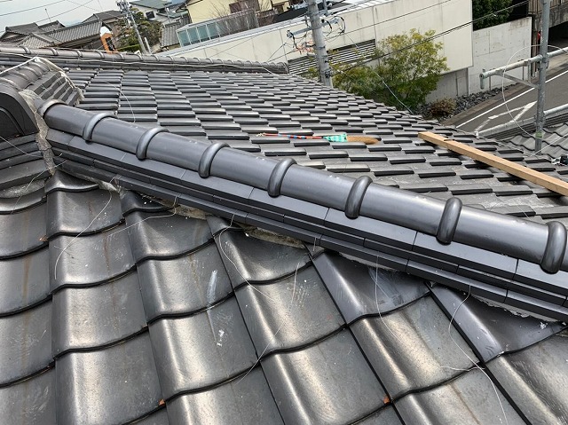 積み直し施工後